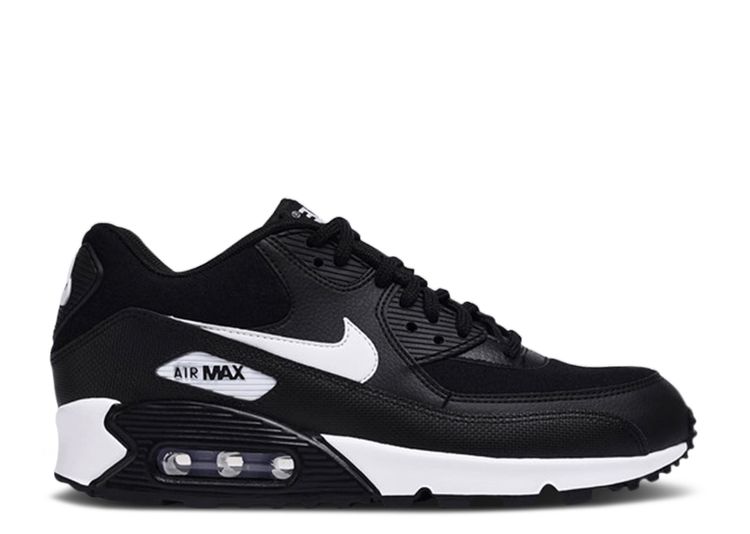 Wmns Air Max 90 'Black' Nike 325213 047 - black/white | Club