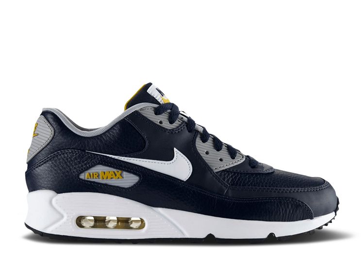 Air Max 90 LTR - Nike - 652980 400 - obsidian/white-wolf grey-gold ...