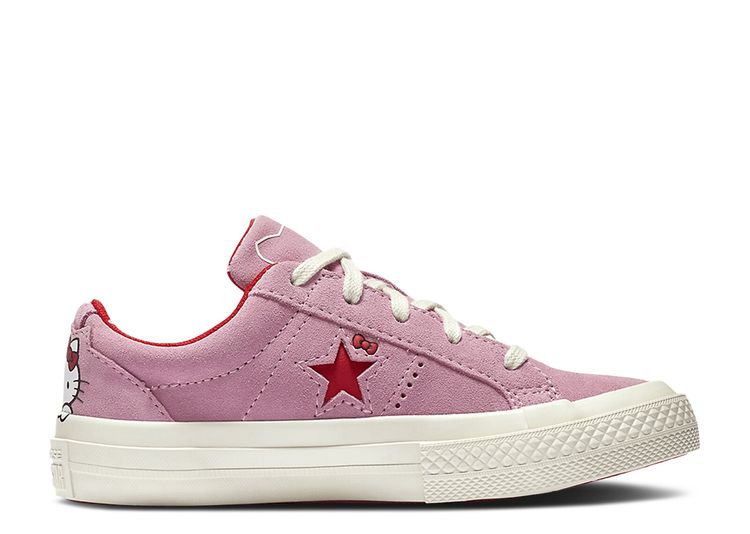 Converse x hello kitty one star suede 2024 low top