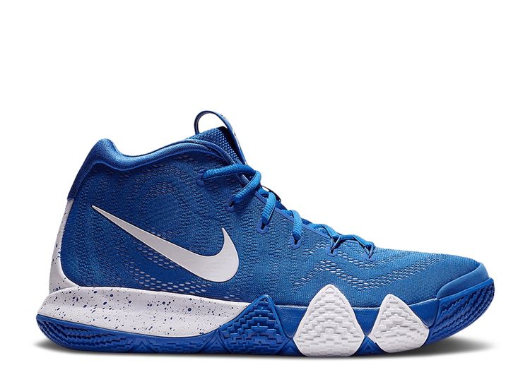 kyrie 4 royal blue and white
