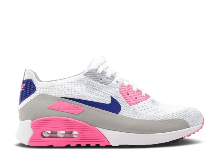 Wmns Air Max 90 'Laser Pink' - Nike - 881109 101 - white/concord-laser pink-black | Flight Club