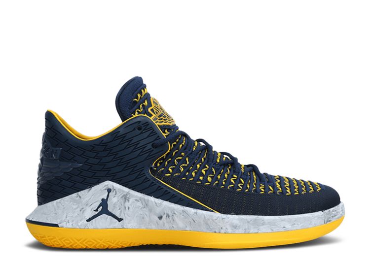 Air Jordan 32 Low PF 'Michigan Wolverines' - Air Jordan - AH3347