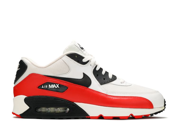 Air Max 90 Essential - Nike - 537384 116 - white/black-light crimson ...