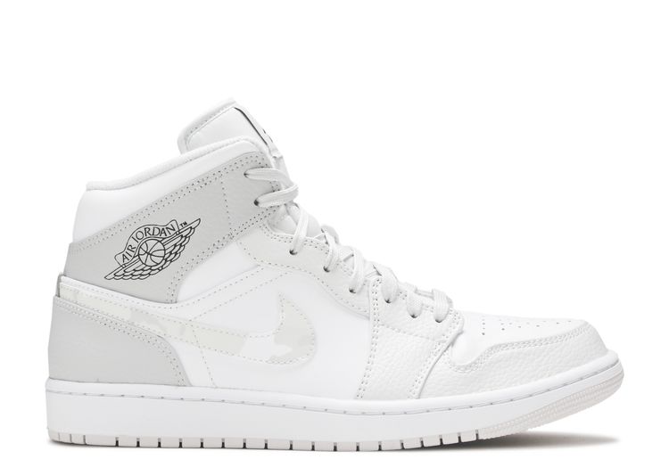 air jordan white camo mid