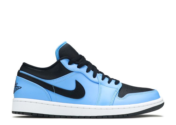 Air Jordan 1 Low 'University Blue Black' - Air Jordan - 553558 403