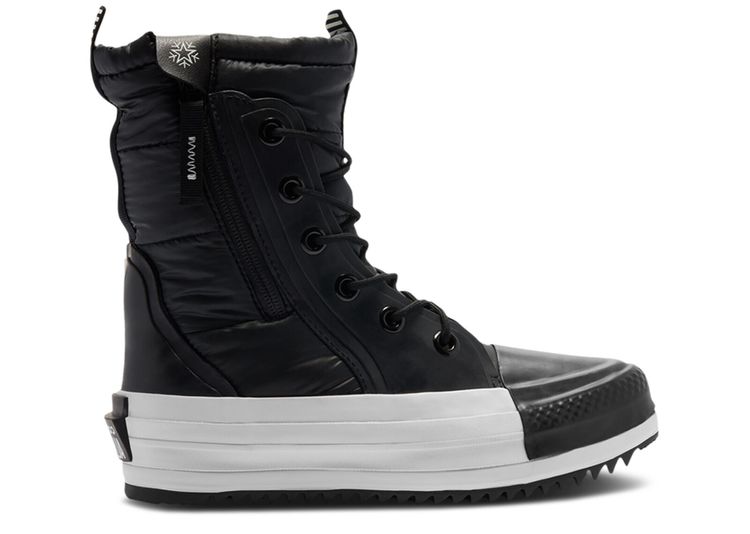 Converse Chuck Taylor All Star MC Boot High 'Water Repellent - Black White' Sneaker | Women's Size 8.5