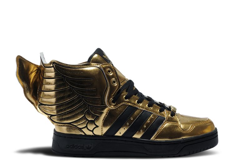 Jeremy Scott X Wings 2.0 'Gold Metallic Core Black' - Adidas G19593 - gold metallic/core black | Flight