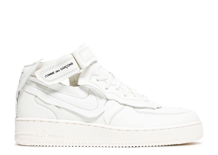 Comme des Garçons x Air Force 1 Mid 'Triple White'