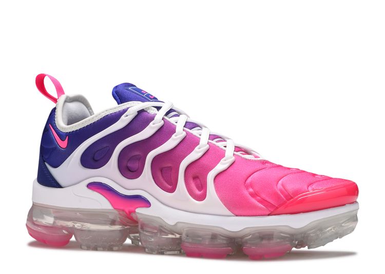 pink blue and purple nike vapormax