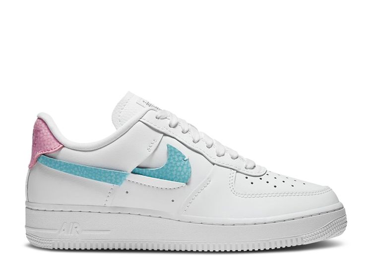 air force 1 aqua swoosh