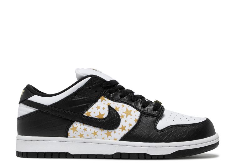 Supreme X Dunk Low OG SB QS 'Black' - Nike - DH3228 102 - white ...