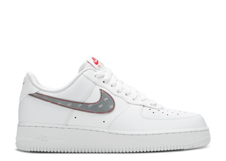 3M X Air Force '07 'White' Nike CT2296 100  white/silver/anthracite/university red Flight Club