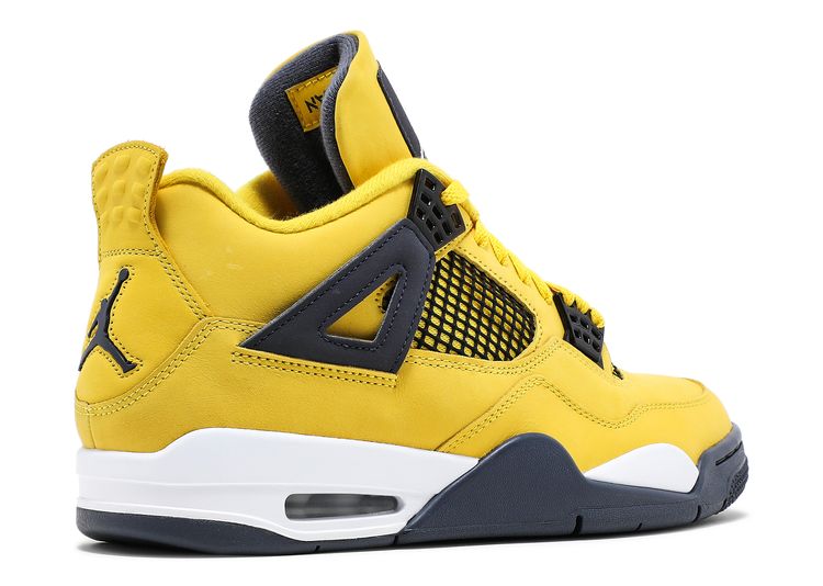 jordan 4 black and yellow