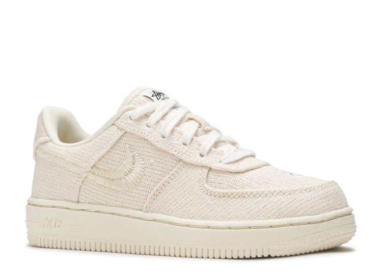 Stussy X Air Force 1 Low PS 'Fossil' - Nike - DD1578 200 - fossil