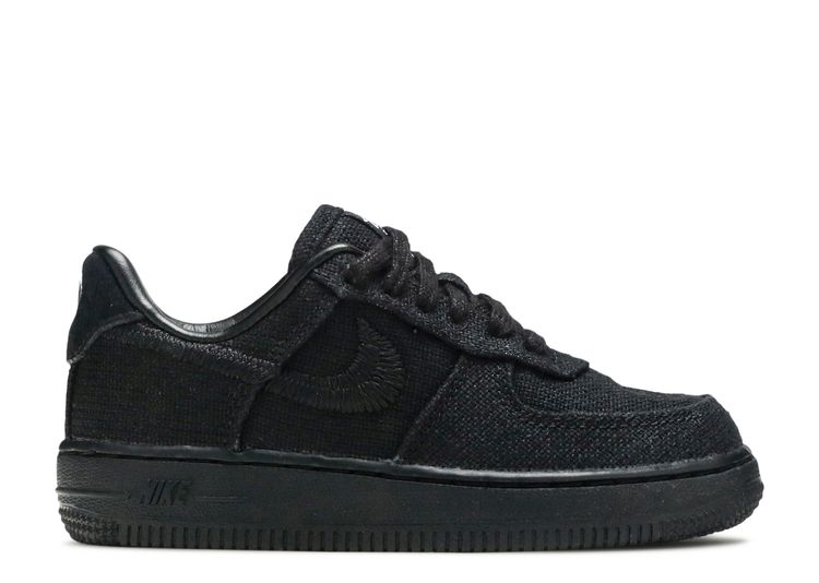 Stussy X Air Force 1 Low PS 'Black' - Nike - DD1578 001 - black