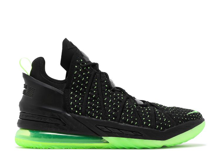 LeBron 18 'Dunkman' - Nike - CQ9283 005 - black/electric green/black ...