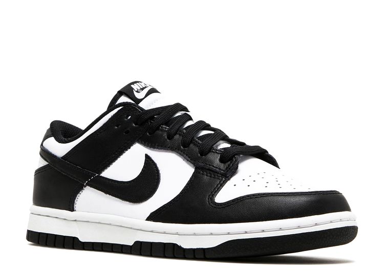 black and white low nike