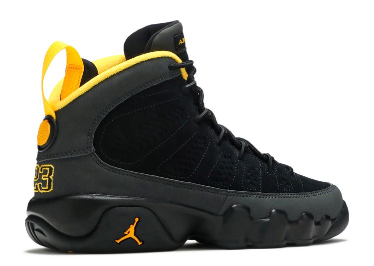 Air Jordan 9 Retro GS 'Dark Charcoal University Gold' - Air Jordan