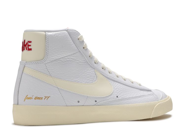 Blazer Mid '77 Vintage 'Popcorn' - Nike - CW6421 100 - white