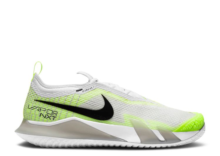 NikeCourt React Vapor NXT 'Volt' - Nike - CV0724 001 - grey fog/white ...
