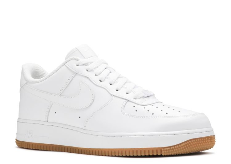 white air force 1 with brown bottom