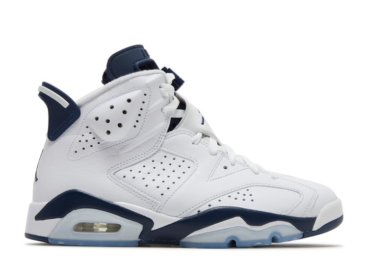 air jordan retro 6 white and blue