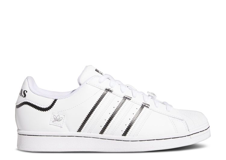 Superstar 'White Black' - Adidas - GV7186 - cloud white/core black/blue ...