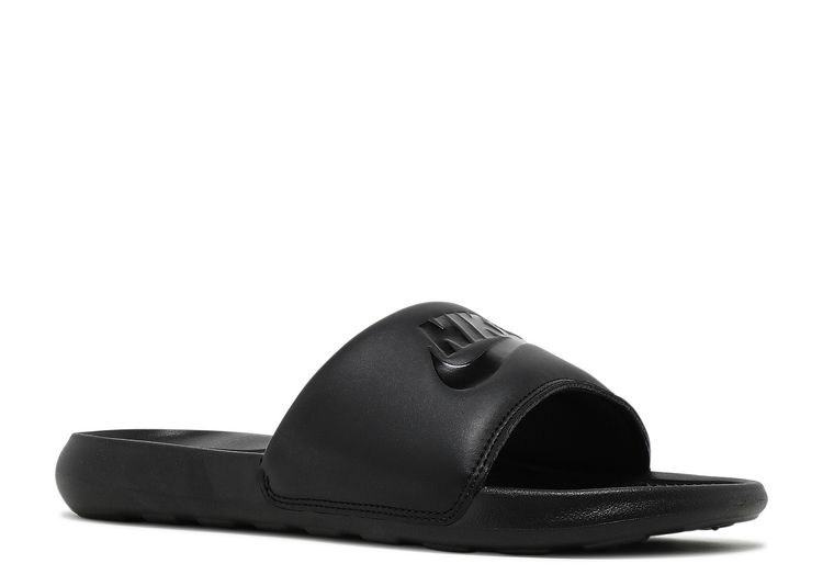 Victori One Slide 'Triple Black' - Nike - CN9675 003 - black/black ...