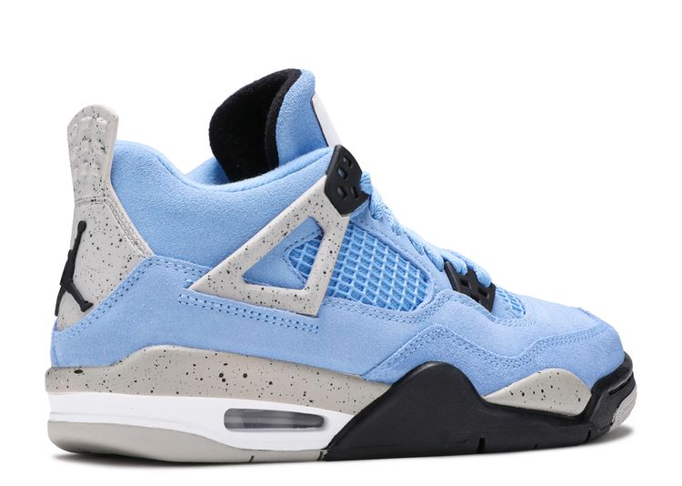 air jordan 4 retro gs university blue mens