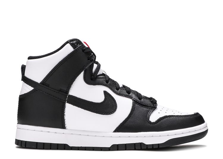 nike high tops black and white