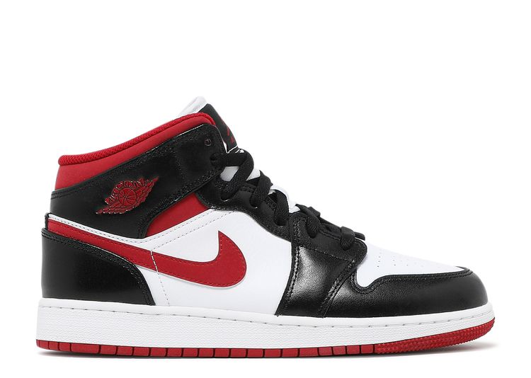 Air Jordan 1 Mid GS 'Black Gym Red' - Air Jordan - DJ4695 122