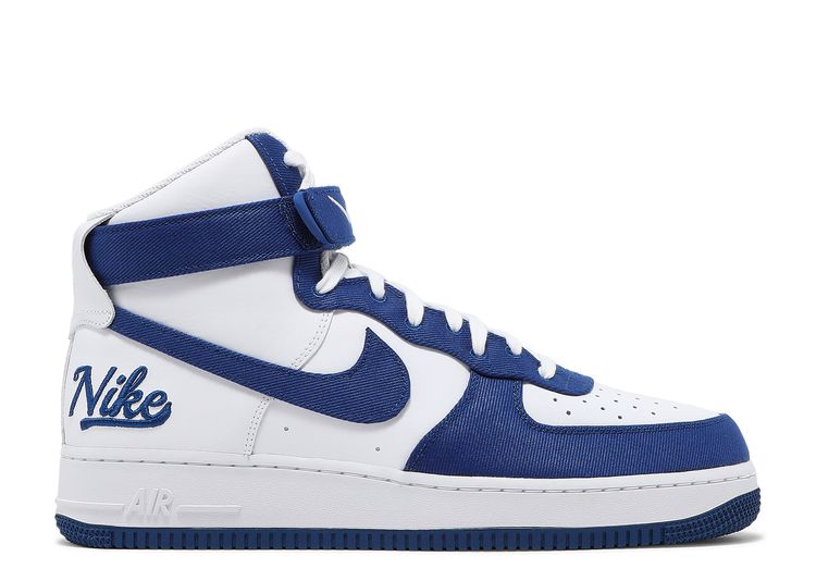 Air Force 1 High '07 LV8 EMB 'Dodgers' - Nike - DC8168 100 - white