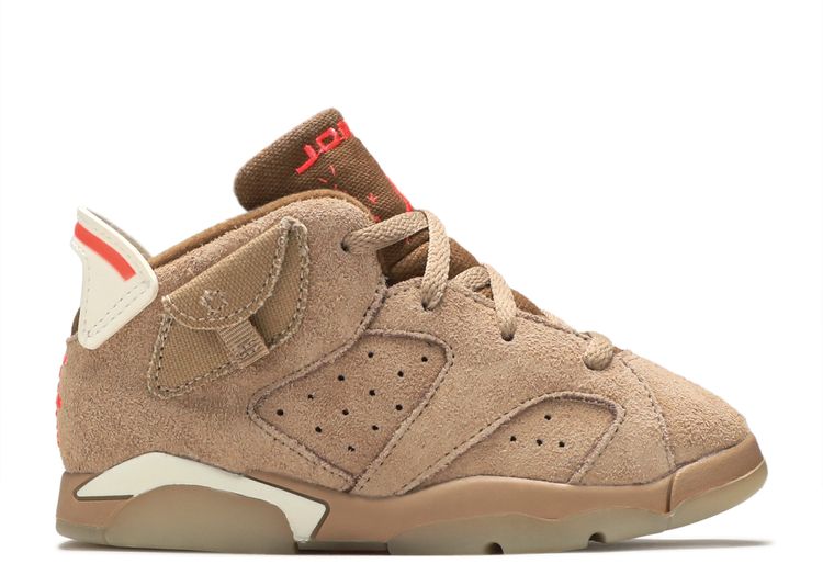 Travis Scott X Air Jordan 6 Retro TD 'British Khaki' - Air Jordan