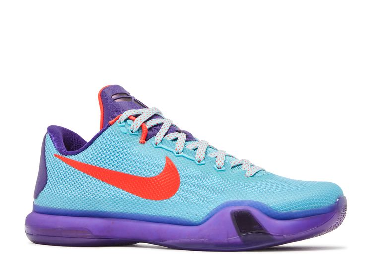 Kobe 10 'EYBL' - Nike - 705317 578192 LN2 - copa/bright crimson/court ...