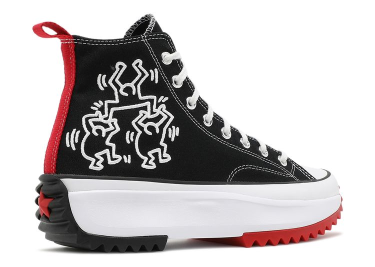 Keith Haring X Run Star Hike - Converse - 171859C - black/white/red ...
