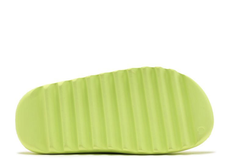 Yeezy Slides 'Glow Green' - Adidas - GX6138 - glow green/glow 
