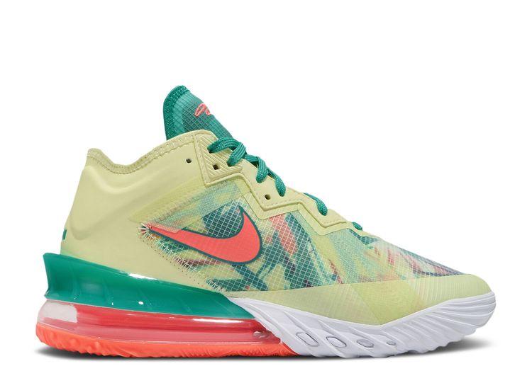 LeBron 18 Low EP 'LeBronold Palmer' - Nike - CV7564 300 - white/lime ...