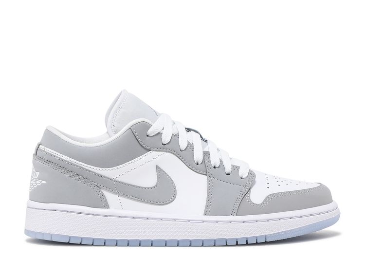 Wmns Air Jordan 1 Low 'White Wolf Grey' - Air Jordan - DC0774 105