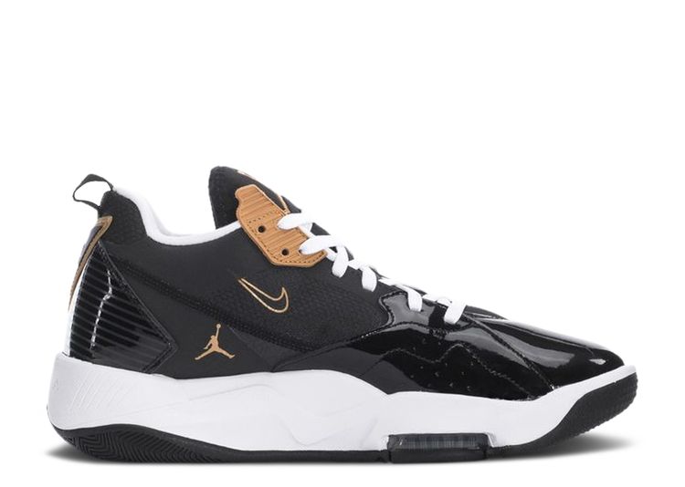 jordan zoom black and gold