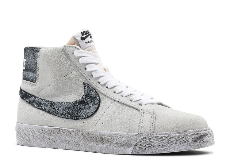 Zoom Blazer Mid Premium SB 'Faded Pack Grey Fog Black' - Nike