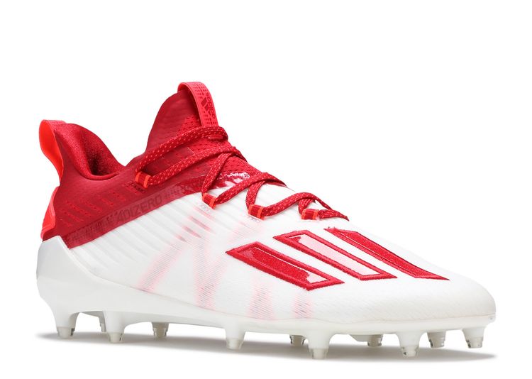 Adizero Cleat 'White Team Power Red' - Adidas - EF3471 - cloud white ...