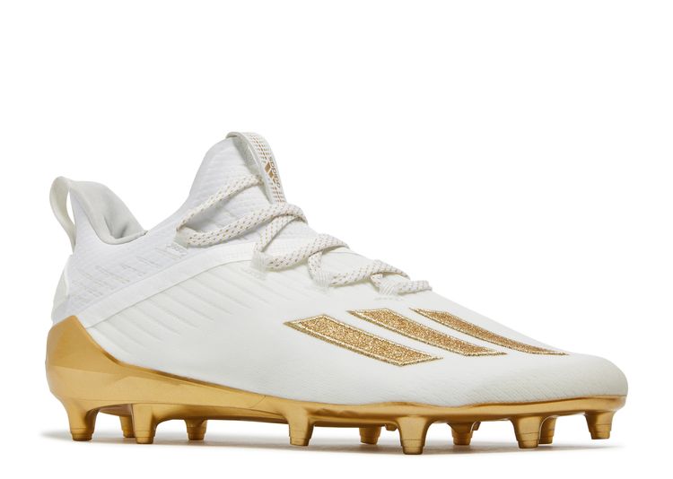 Adizero Cleat 'White Metallic Gold' - Adidas - EH2547 - cloud white ...