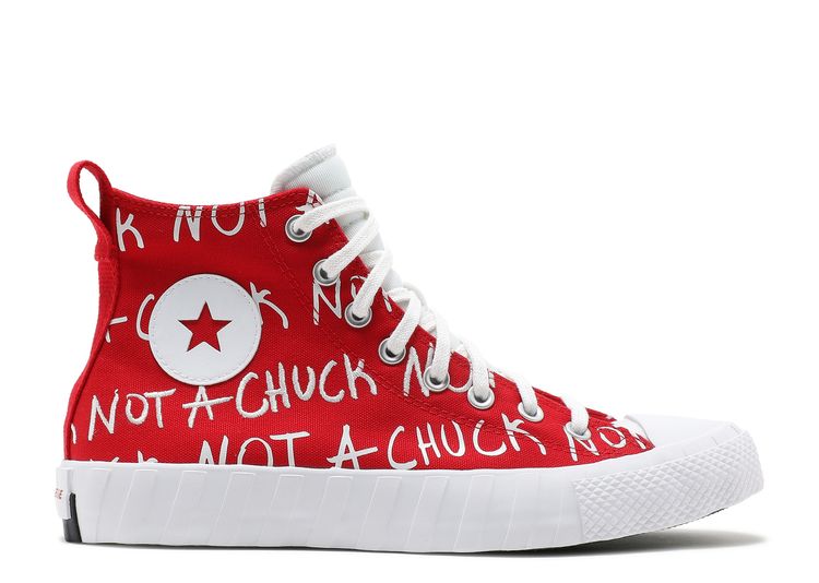 UNT1TL3D High 'Not A Chuck Red' - Converse - 171962C - red/white ...