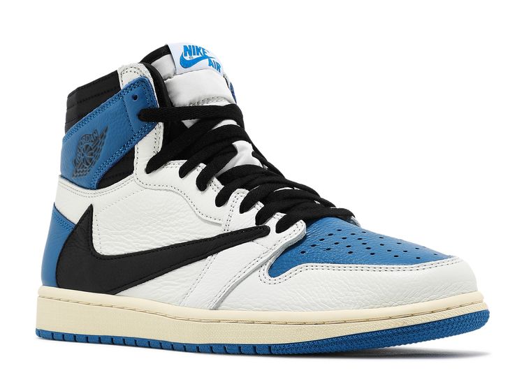 Jordan 1 Retro x Fragment Design x Travis Scott High Blue