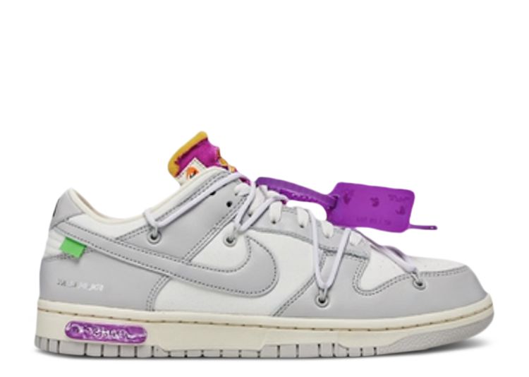 off white purple dunks