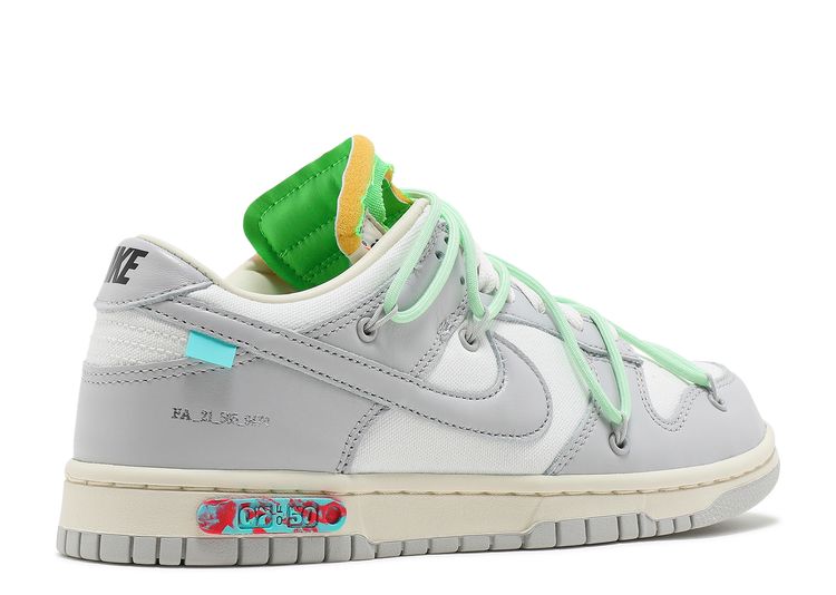 Off White x Dunk Low Pine | Green