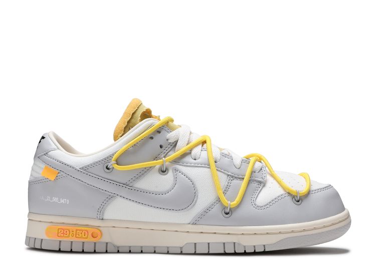 Off White X Dunk Low 'Lot 29 Of 50' - Nike - DM1602 103 - sail ...
