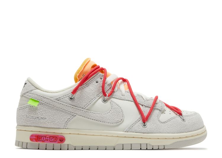 Off White X Dunk Low 'Lot 40 Of 50' - Nike - DJ0950 103 - sail/neutral ...