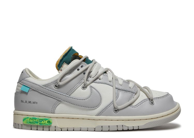 Off White X Dunk Low 'Lot 42 Of 50' - Nike - DM1602 117 - sail/neutral ...