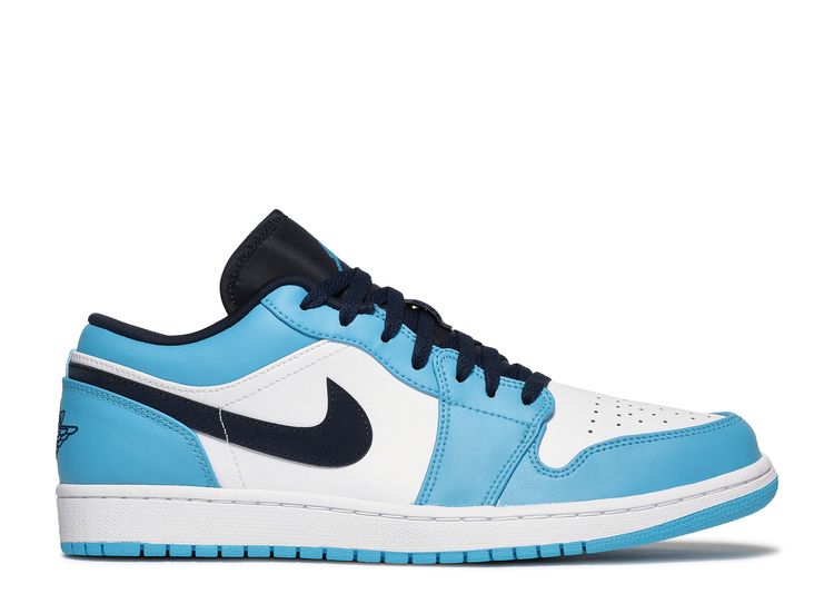 aj1 low white unc blue